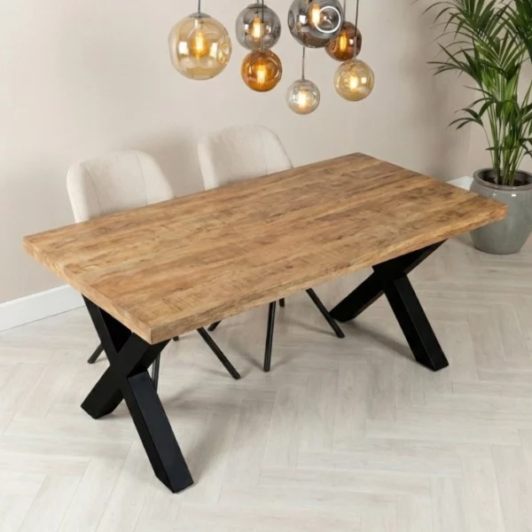 Eettafel rechthoekig 160 cm