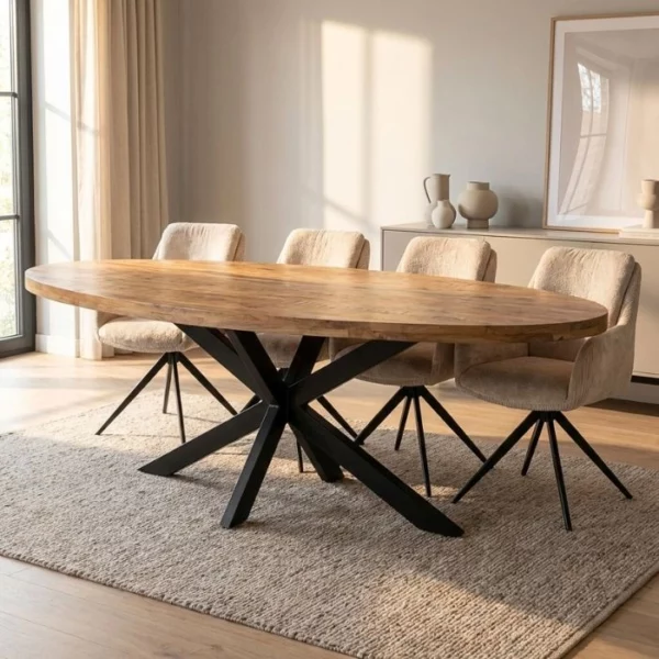 Eettafel ovaal 260cm