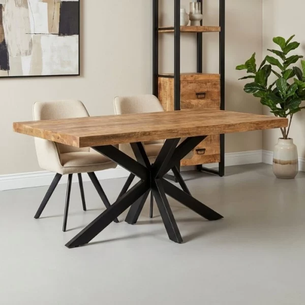 Rechthoekige eettafel 180cm