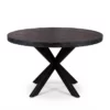 Eettafel rond zwart 140cm