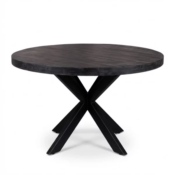 Eettafel rond zwart 140cm